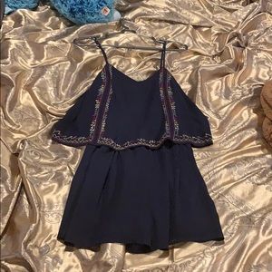 Blue romper